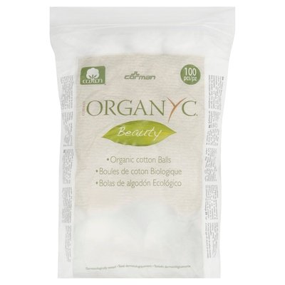 Organyc Cotton Balls 100 Ct [UNFI #49061] T