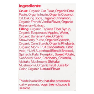 Yumi Strawberry Rhubarb Bars 6/3.7 Oz [UNFI #47172]