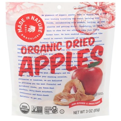 Made In Nature Apple Slices 6/3 Oz [UNFI #65936]