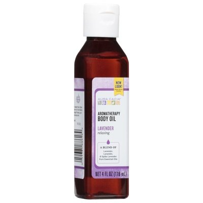 Aura Cacia Relaxing Lavender Body Oil 4 Oz [UNFI #55338] T