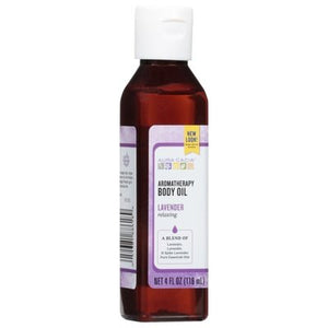 Aura Cacia Relaxing Lavender Body Oil 4 Oz [UNFI #55338] T