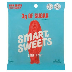 Smartsweets Gummy Fish Berry 12/1.8 Oz [UNFI #21643]