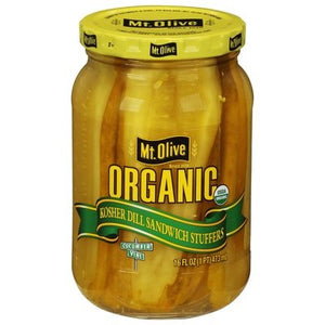 Mt Olive Pickles Dill Sandwich Stuffers 6/16 Oz [UNFI #50213]