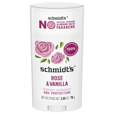 Schmidts Rose Vanilla 2.65 Oz [UNFI #82387] T