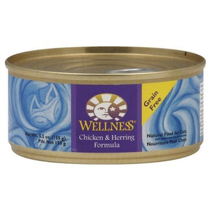 Wellness Chicken & Herring 24/5.5 Oz [UNFI #61662] T