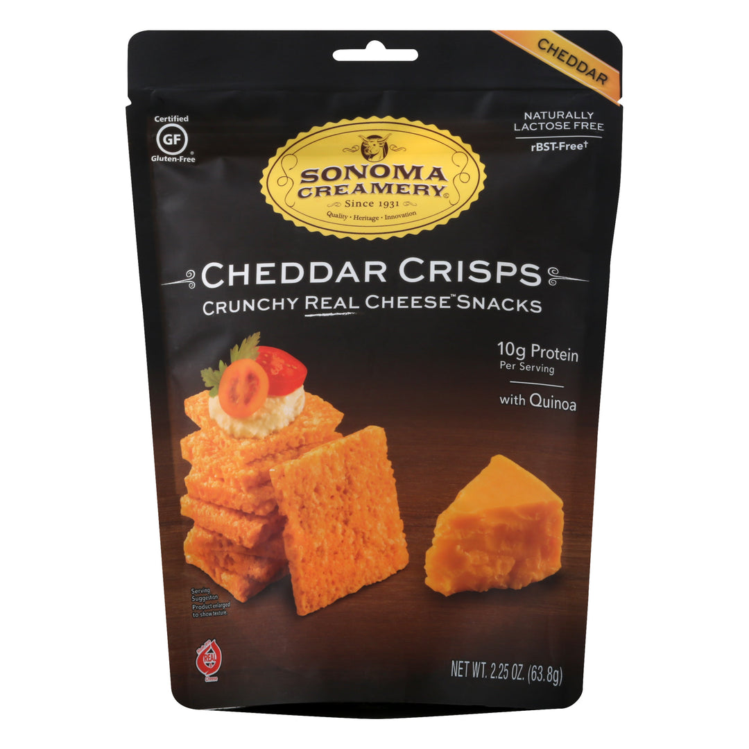 Sonoma Creamery Cracker Cheddar Crisp 6/2.25 OZ [UNFI #37714]