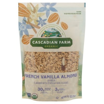 Cascadian Farm French Vanilla Almond Granola 4/11 Oz [UNFI #59067]