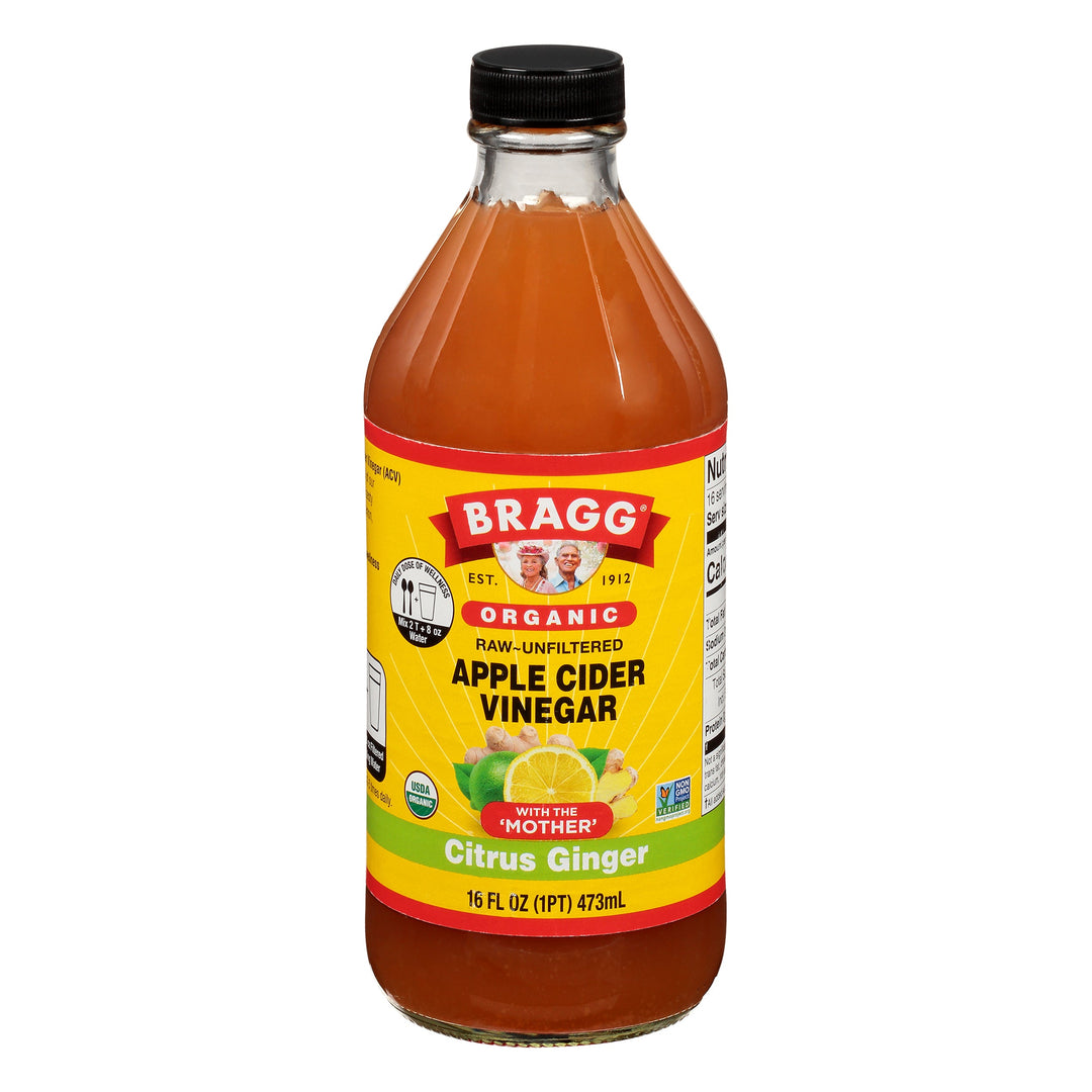 Bragg Apple Cider Vin Citrus Ginger Og2 6/16 OZ [UNFI #33780]