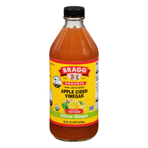 Bragg Apple Cider Vin Citrus Ginger Og2 6/16 OZ [UNFI #33780]