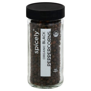 Spicely Organics Peppercorn Black Whole 3/1.7 Oz [UNFI #13750]