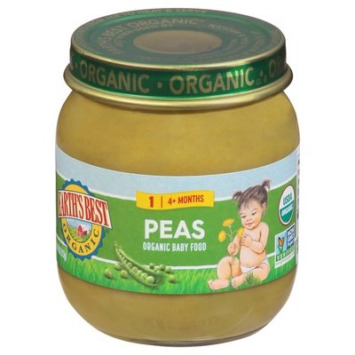 Earths Best Peas,Stage 1 10/4 Oz [UNFI #56763]