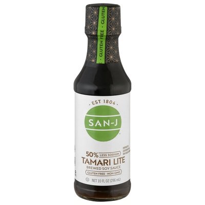 San-J Soy Sce Lite 50% Less Sodium Gf 6/10 Oz [UNFI #39381]