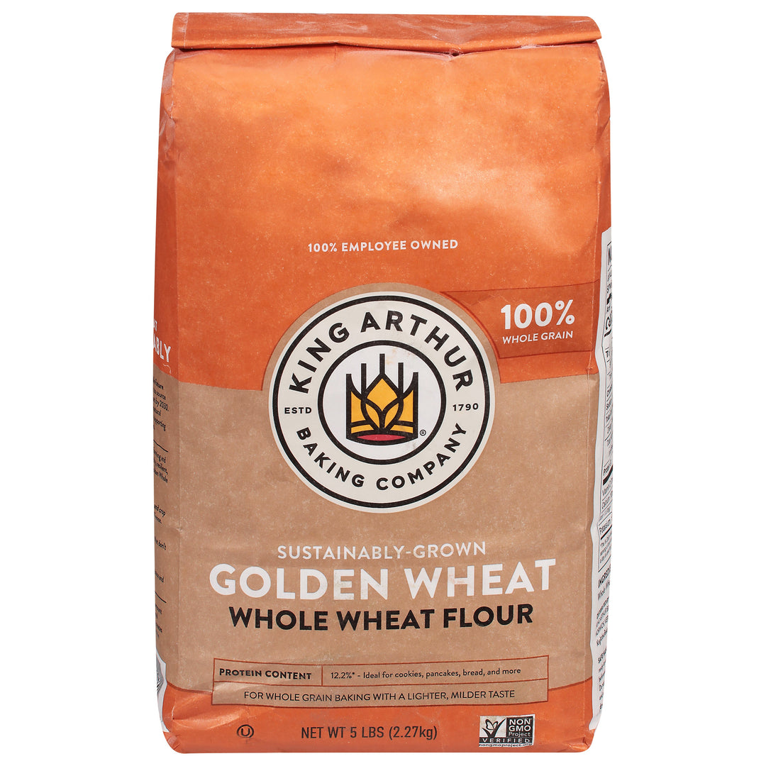 King Arthur Flour Whole Wheat Golden Wheat Flour 8/5 LB [UNFI #03332]