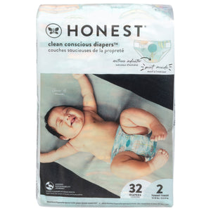The Honest Company Diapers Above It All Size 2 32 Ct [UNFI #67878] T