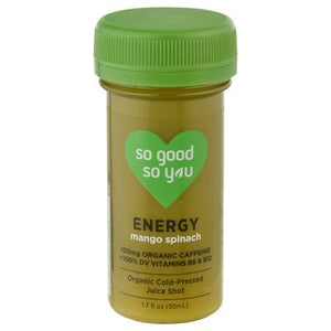 OG2 So Good So You Energy Mango Spinach 12/1.7 OZ [UNFI #21693]