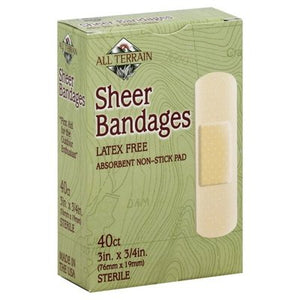 All Terrain Bandages Sheer 40 Ct [UNFI #51196] T