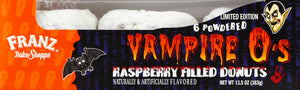 Franz Bakery 6Ct Powder Raspberry Filled Donuts 8/13.5 Oz [UNFI #33718]