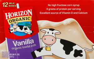 Horizon Low Fat Vanilla Club Pack 1/12/8 Oz [UNFI #55657]