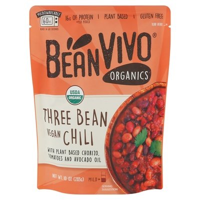Beanvivo Three Bean Vegan Chili 6/10 Oz [UNFI #34006]
