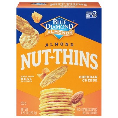Blue Diamond Cheddar Cheese 12/4.25 Oz [UNFI #20526]