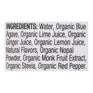 Caliwater Ginger Lime Cactus Water 12/12 Oz [UNFI #04206]