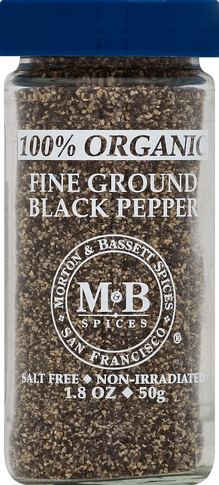 Morton & Bassett Fine Ground Black Pepper 3/1.8 Oz [UNFI #87792]
