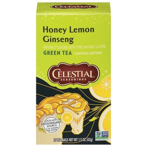 Celestial Seasonings Honey Lemon Ginseng 6/20 Bag [UNFI #29381]