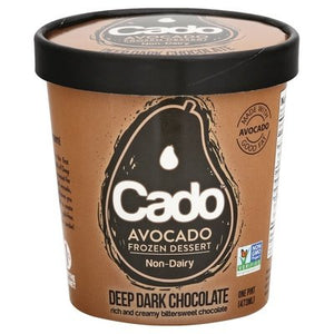 Cado Desserts Deep Dark Chocolate 8/1 Pint [UNFI #52654]