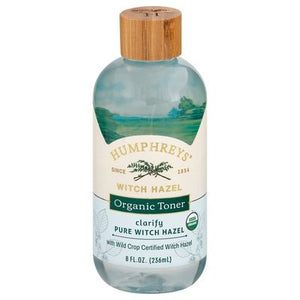 Humphreys Pharmacal Clarify Pure Witch Hazel 8 Oz [UNFI #69831] T