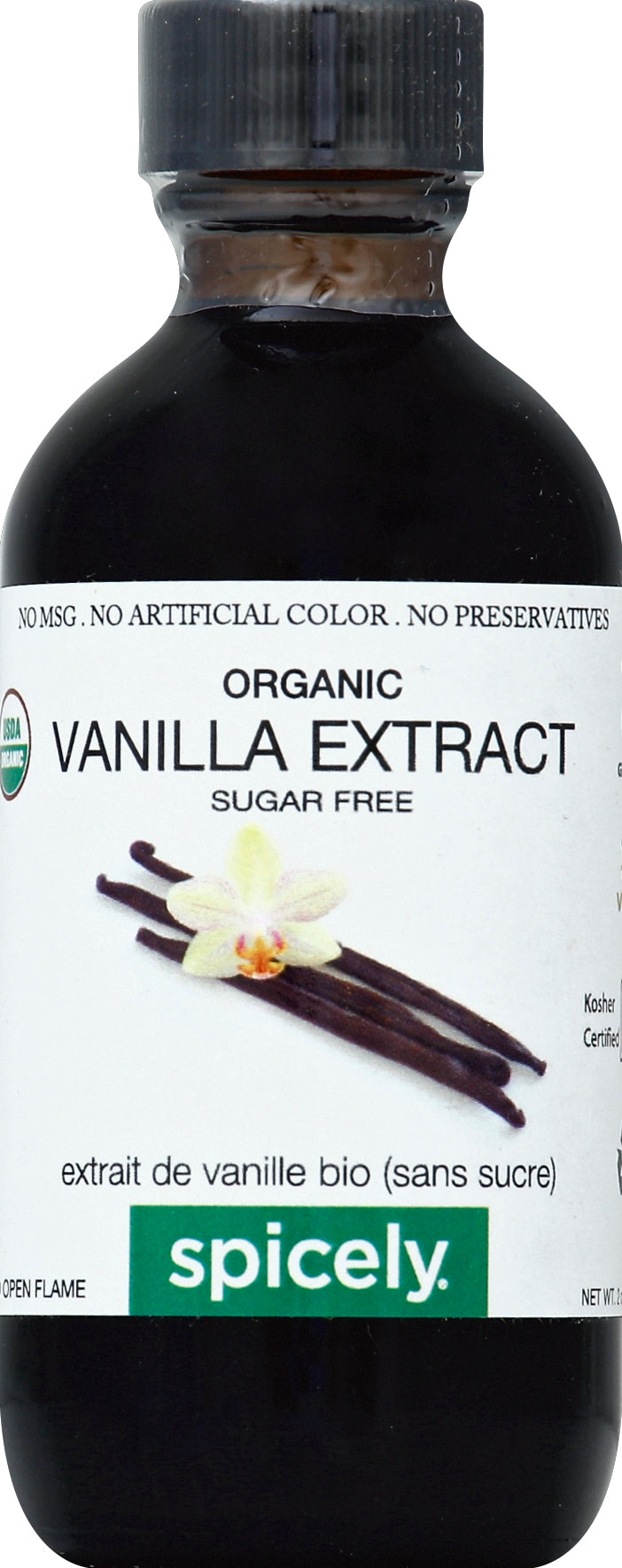 Spicely Organics Extract Vanilla 6/2 Oz [UNFI #13463]