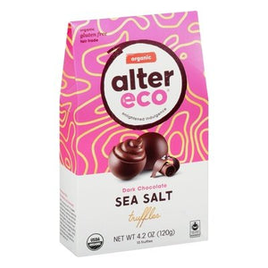 Alter Eco Truffles Dark Sea Salt 10 Pk 8/4.2 Oz [UNFI #31230]