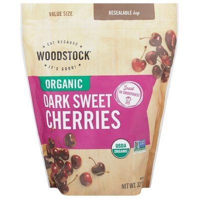 Woodstock Dark Sweet Cherries 6/32 Oz [UNFI #07123]