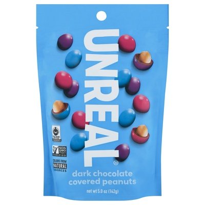 Unreal Dark Chocolate Peanuts 6/5 Oz [UNFI #41030]