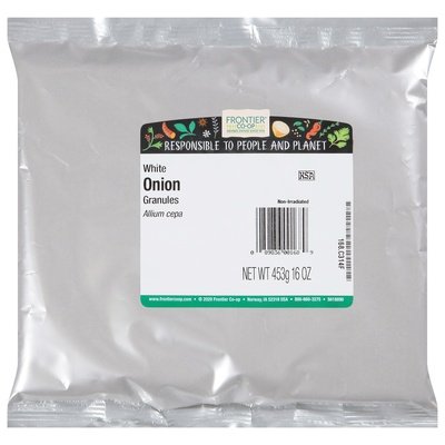 Frontier Nat Prod Co-op Onion Granulated 1 Lb [UNFI #34134]