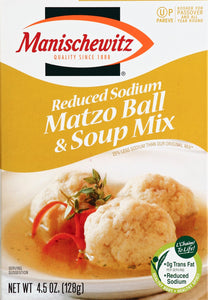 Manischewitz Matzo Ball Reduced Sodium 12/4.5 OZ [UNFI #73442]