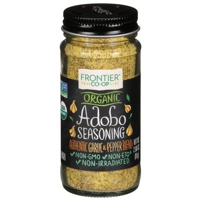 Frontier Nat Prod Co-op Adobo Seasoning 2.86 Oz [UNFI #61974]