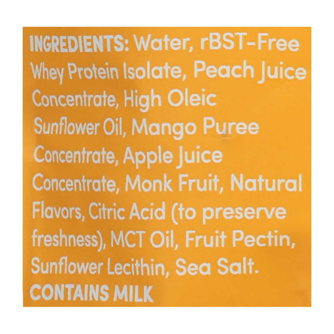 Designer Wellness Mango Peach Protein Smoothie 6/4.2 Oz [UNFI #39728]