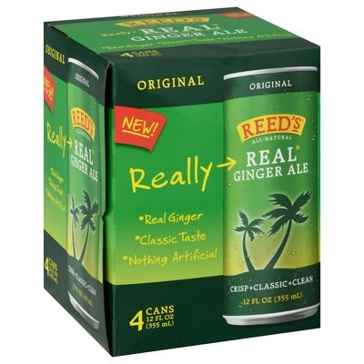 Reeds Real Ginger Sleek Pack 6/4/12 Oz [UNFI #40306] T