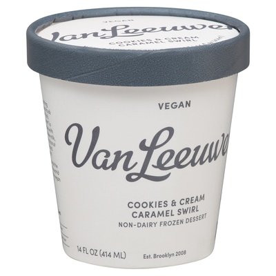Van Leeuwen Ice Cream Cookies & Cream Caramel Swirl 8/14 Oz [UNFI #37820]