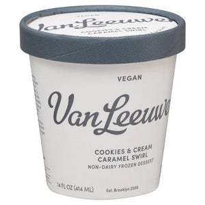 Van Leeuwen Ice Cream Cookies & Cream Caramel Swirl 8/14 Oz [UNFI #37820]