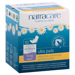 Natracare Ultra Pad W/Wings Long 12/10 Ct [UNFI #57277] T