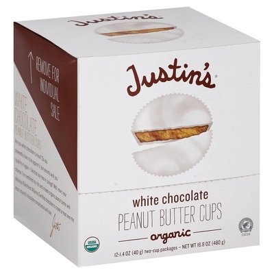 Justins White Chocolate 12/1.4 Oz [UNFI #68257]