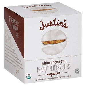 Justins White Chocolate 12/1.4 Oz [UNFI #68257]