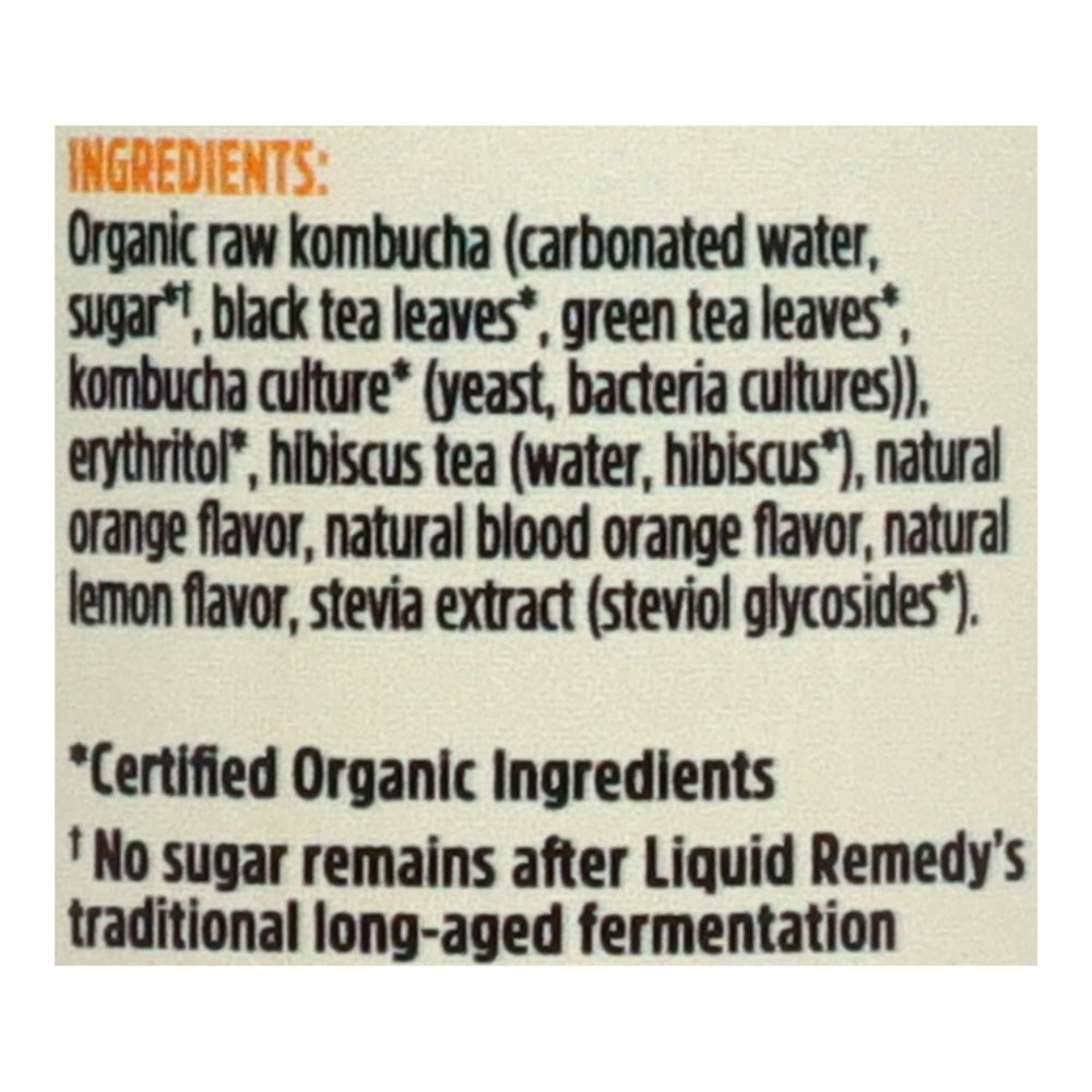Remedy Orange Splash 12/12 Oz [UNFI #88255] T