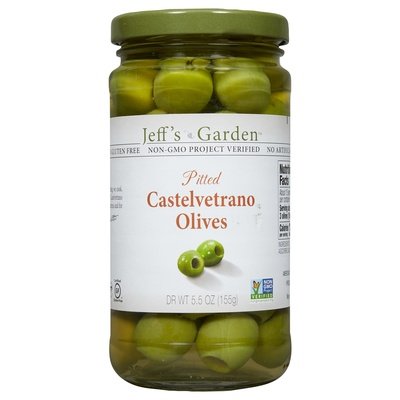Jeffs Garden Pitted Castelvetrano 6/5.5 Oz [UNFI #63336]