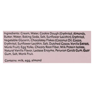 Rebel Ice Cream Cookie Dough 8/1 Pint [UNFI #71642]