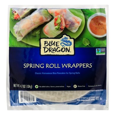 Blue Dragon Spring Roll Wrappers 12/4.7 Oz [UNFI #70431]