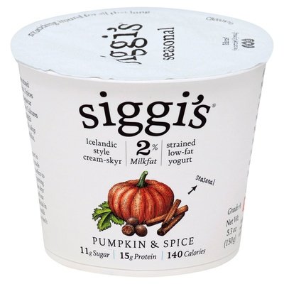 Siggis 2% Yogurt Seasonal 12/5.3 Oz [UNFI #40497]