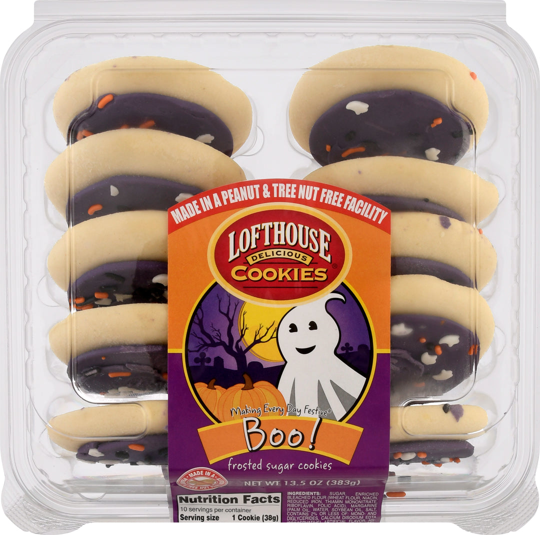 Lofthouse Halloween Frosted Cookies 15/13.5 Oz [UNFI #06449]