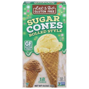 Lets Do...Organic Sugar Cones Gf 12/4.6 Oz [UNFI #60030]